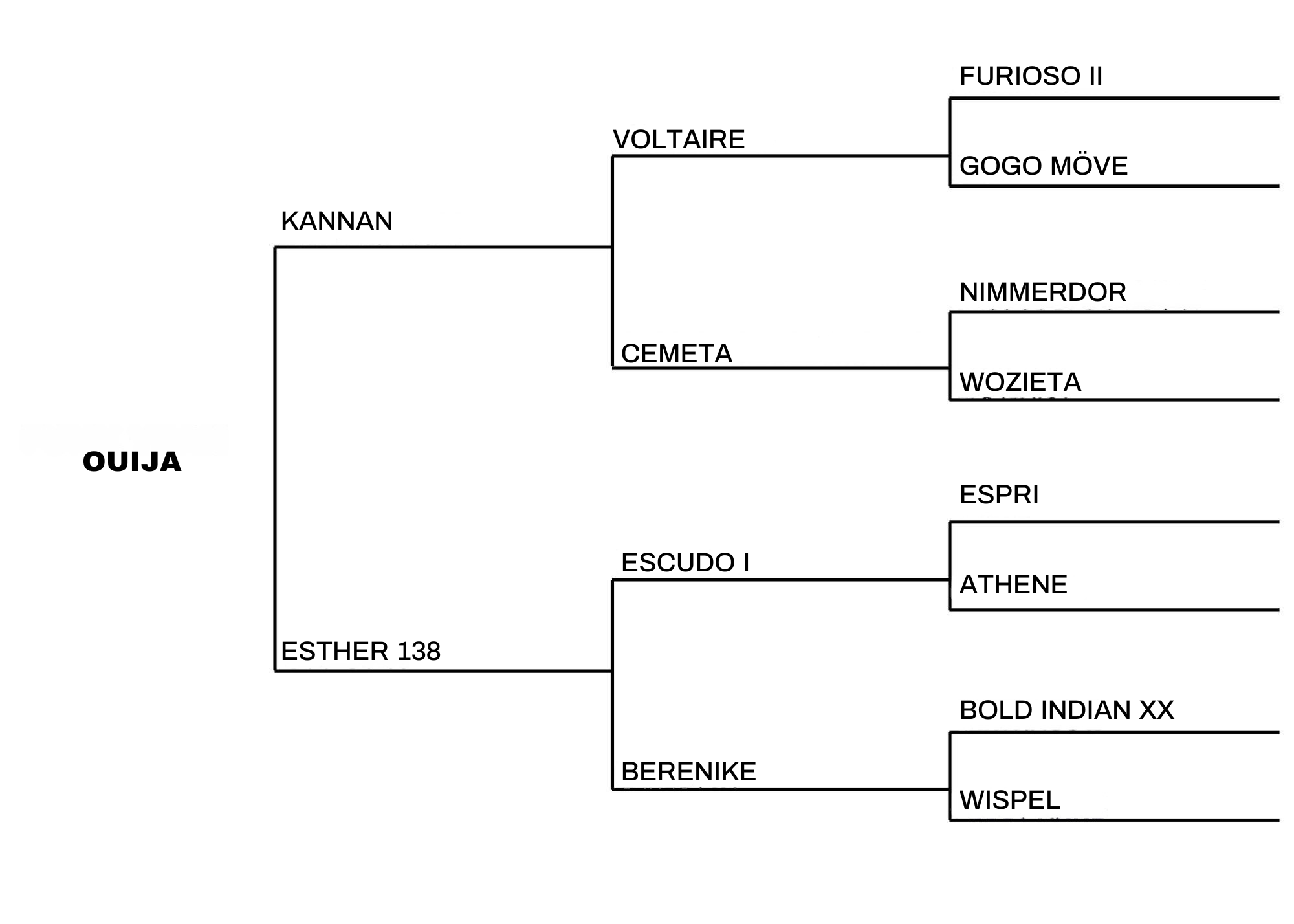 Ouija (horse pedigree)