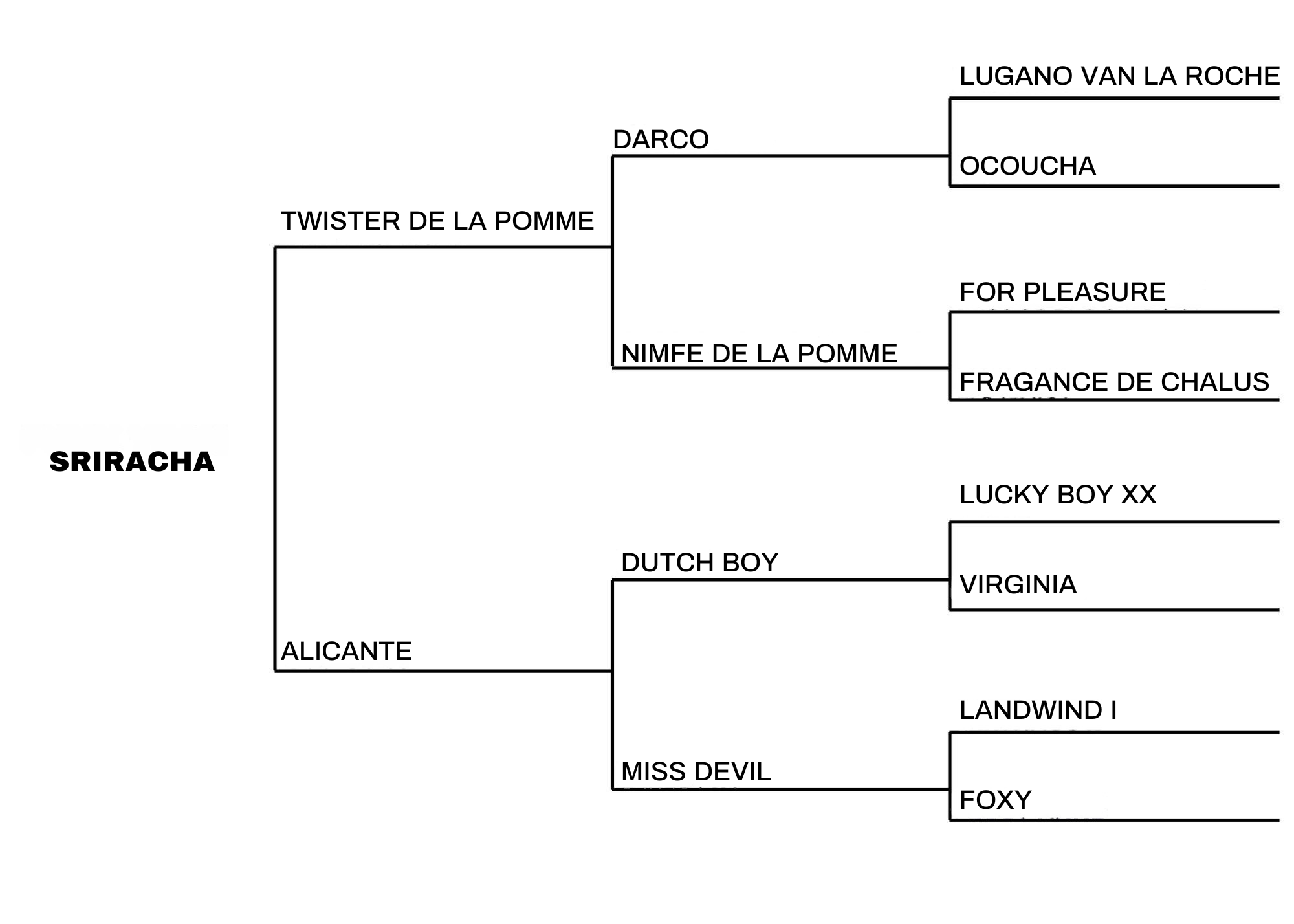 Sriracha (horse pedigree) Sriracha (horse pedigree)